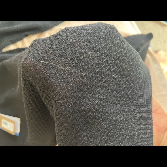 Women’s capilene Air crew black wool baselayer - Picture 4 of 4